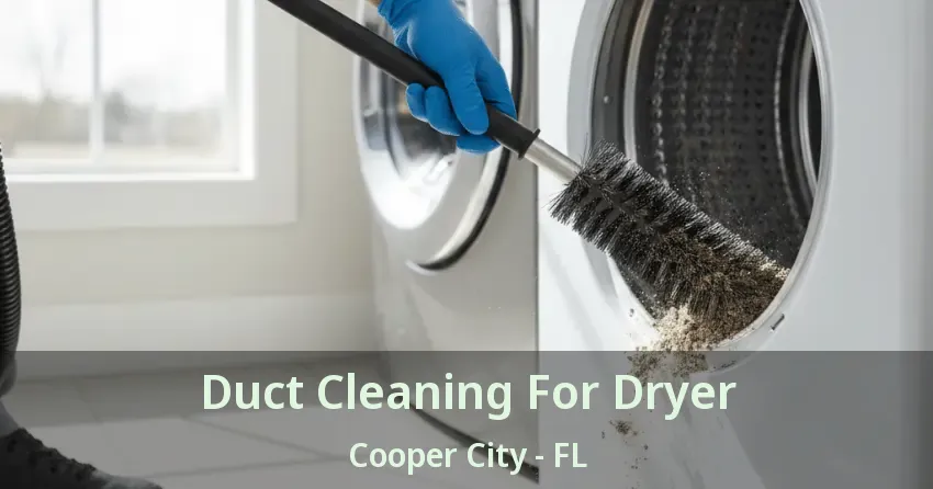 Duct Cleaning For Dryer Cooper City - FL